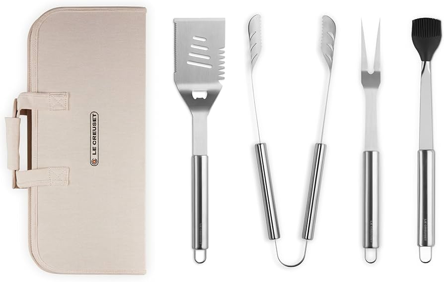 調理器具 LE CREUSET Amazon.com : Le Creuset Outdoor 5-Piece Grilling Tools Set : Home